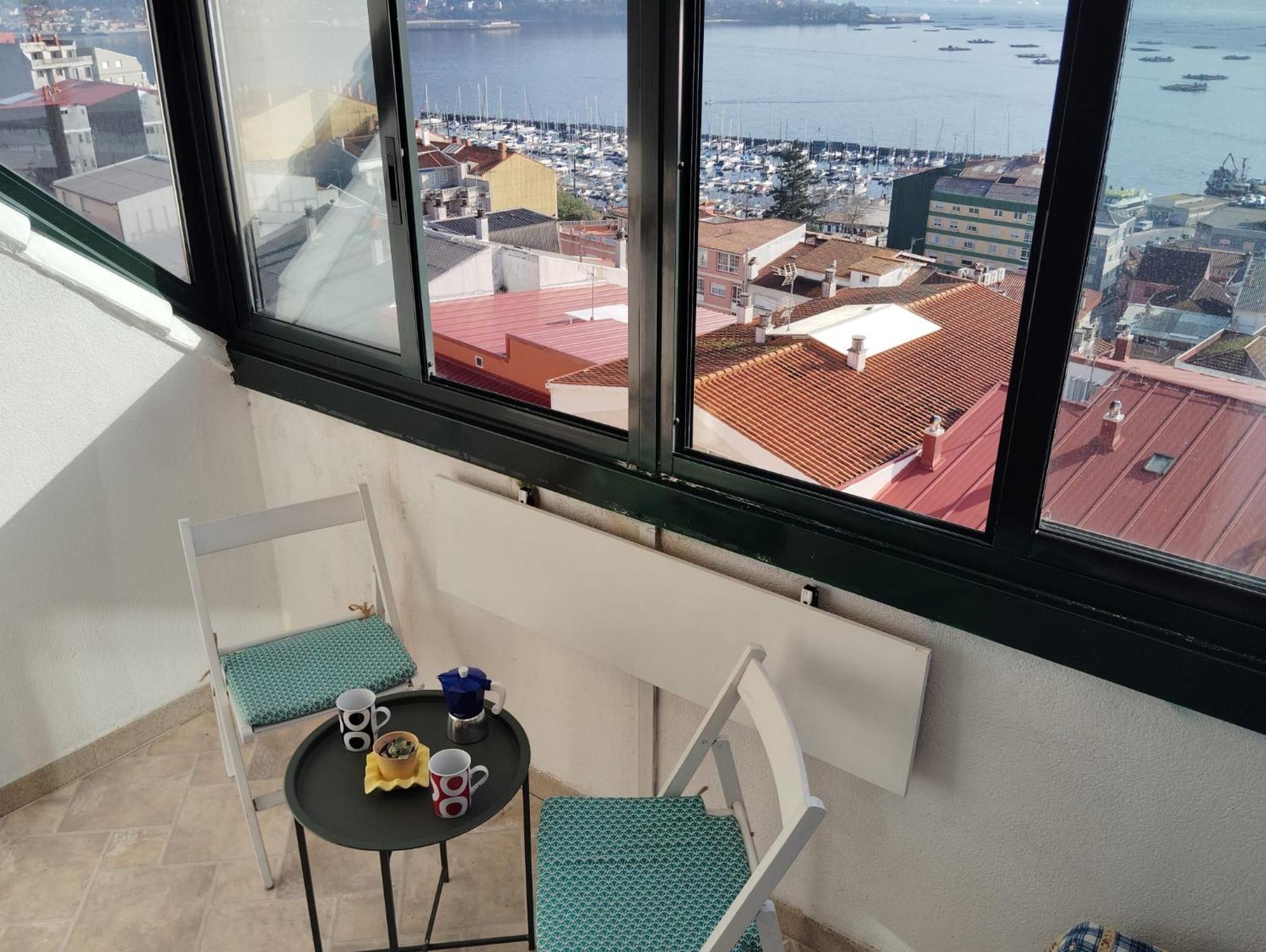 شقة Apartamento Las Gaviotas Moaña المظهر الخارجي الصورة